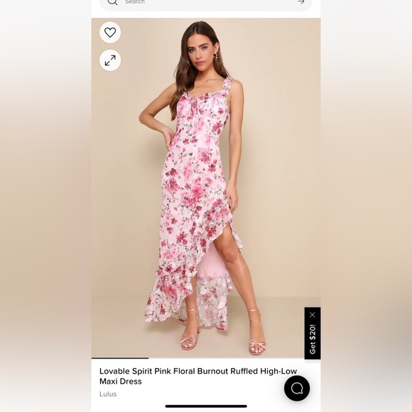 Lulus Loveable Spirit High-Low Floral Maxi Dress - Picture 2 of 9